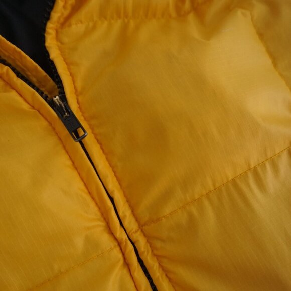 Vintage '90S Polo Ralph Lauren Bright Yellow Puffer Down Feather Winter Jacket L - Picture 11 of 15
